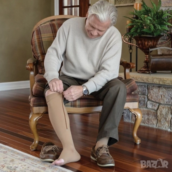 Чорапи с цип Zip Sox – специални компресионни чорапи, снимка 1