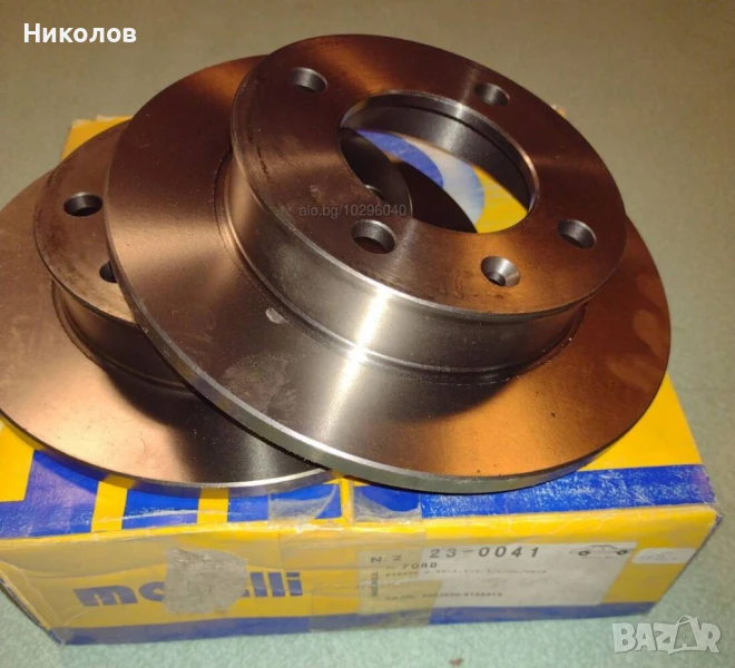 НОВИ предни дискове 2бр. METELLI за FORD Fiesta Mk1 Mk2 0.9, 1.1, 1.3, 1.6 D, 1976-1989, снимка 1