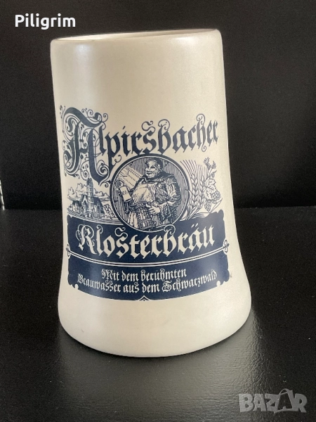 Халба за бира “Rastal”, «Alpirsbacher Klosterbräu», Германия., снимка 1