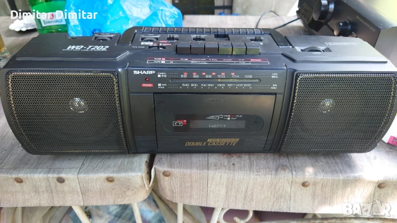 Sharp радио касетофон., снимка 1