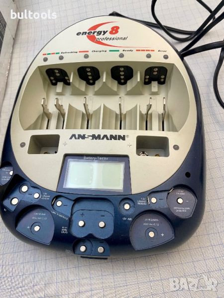 Зарядно/тестер за батерии ANSMANN Energy 8 profesional, снимка 1