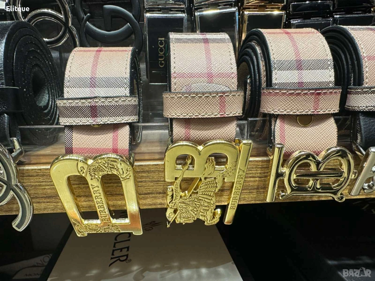 колани от естествена кожа в кутия Burberry , снимка 1