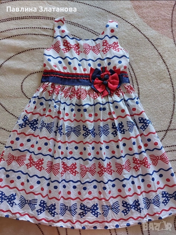Детска разкроена рокля, снимка 1