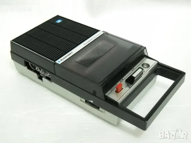 Ретро Касетофон Blaupunkt Twen Junior 1966 и микрофон Grundig, снимка 1