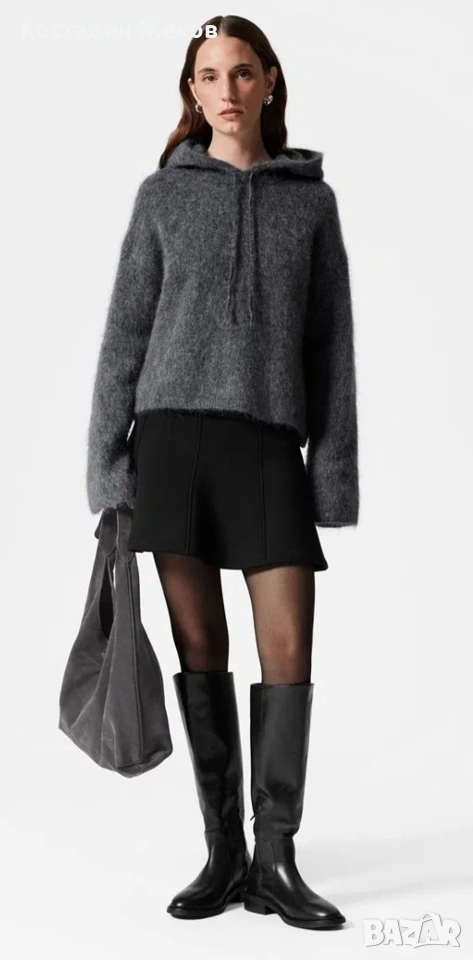  Ново. Дамско оригинално худи от мохер ,супер мек с качулка. & Other Stories. , снимка 1