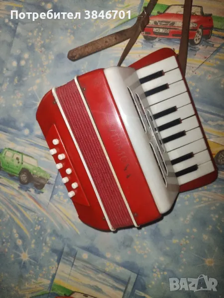 детско акордиьонче за декорация, снимка 1