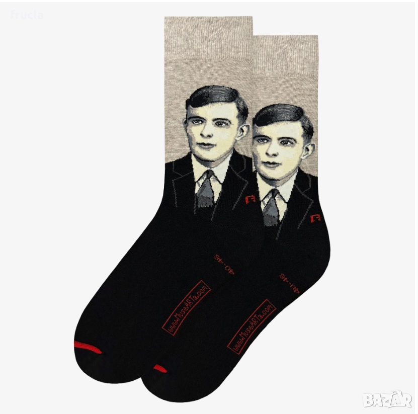 Арт Чорапи Алън Тюринг, снимка 1
