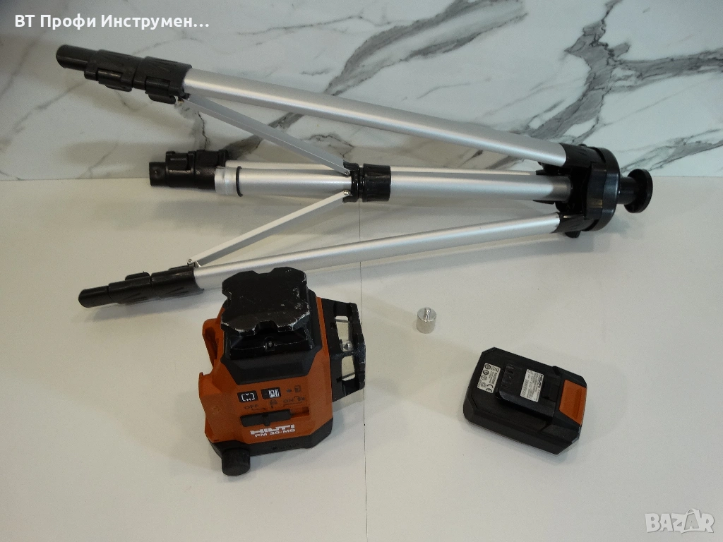Hilti PM 30 MG - 3D Линеен лазерен нивелир + тринога 1.50 м, снимка 1