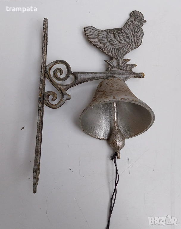 НАЙ ДОБРАТА ОФЕРТА Стар Немски Метален Звънец /Камбана/ Глоке , снимка 1