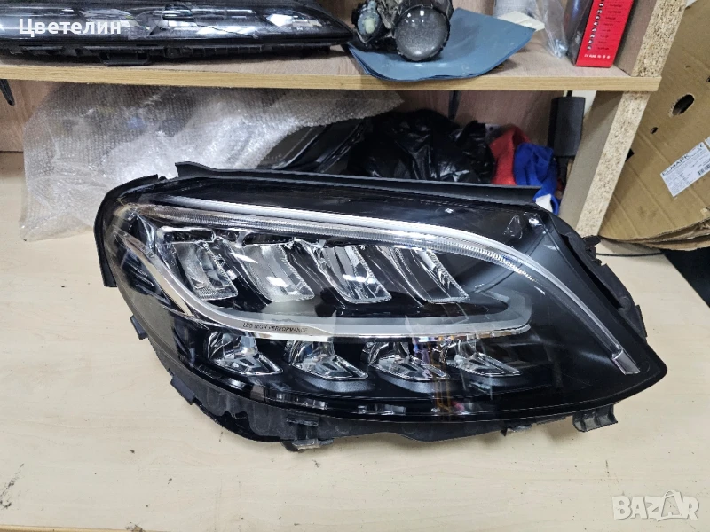 Десен фар Mercedes W205 LED desen far мерцедес ц лед 205, снимка 1