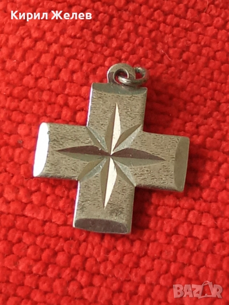 Старо сребърно кръстче 49569, снимка 1