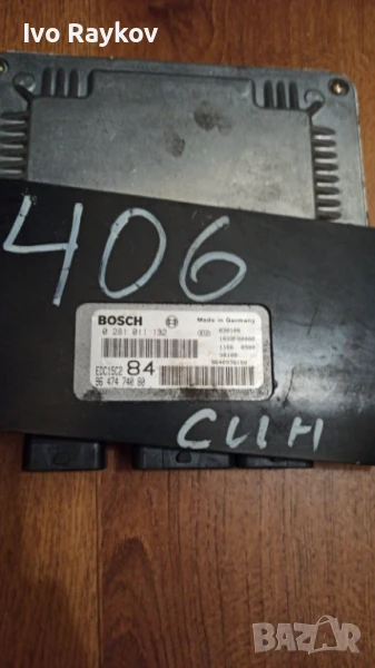 ECU Engine Control Unit Peugeot 406 2.2HDI 9647474080 0281011132 EDC15C2 , снимка 1