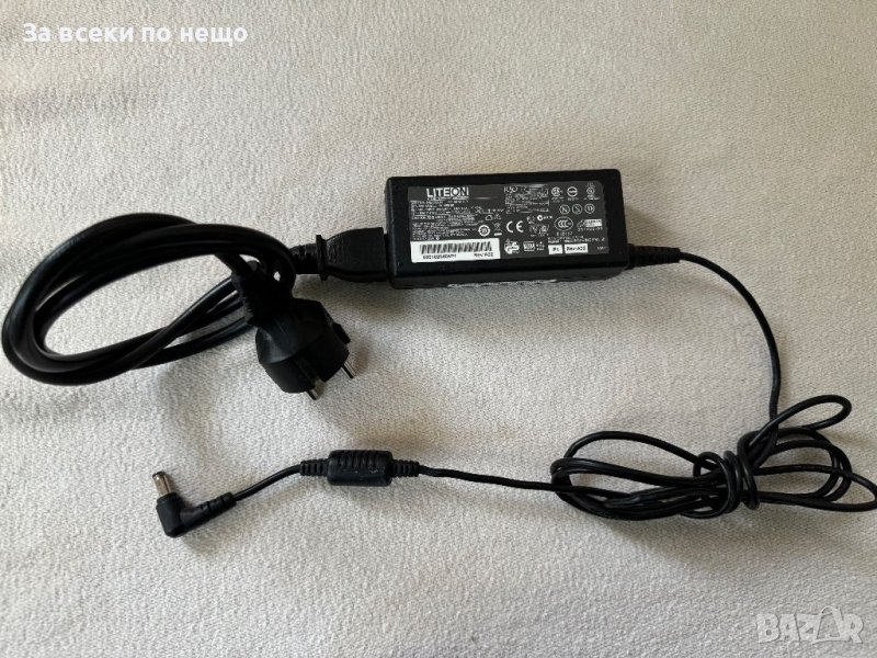 Оригинално зарядно за лаптоп Liteon 19V 3.42A 65W , Букса 5.5x2.5mm за Toshiba , Asus и др., снимка 1