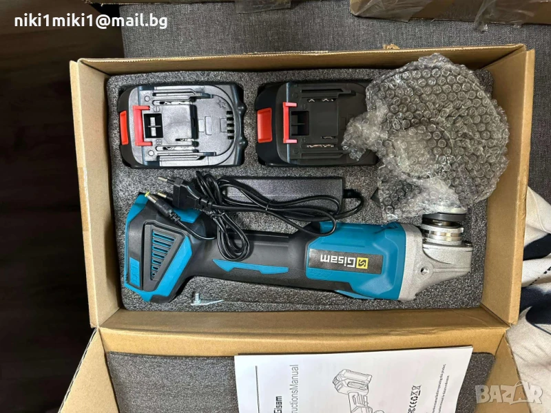 акумулаторен ъглошлайф, снимка 1
