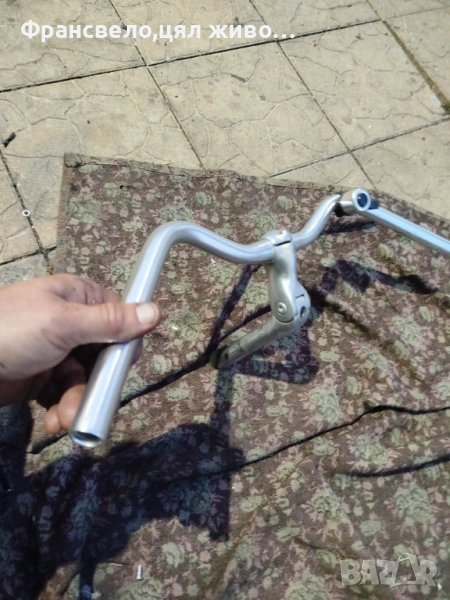 Алуминиево кормило с подвижна лапа за стержен 28.6 за велосипед колело bontrager , снимка 1