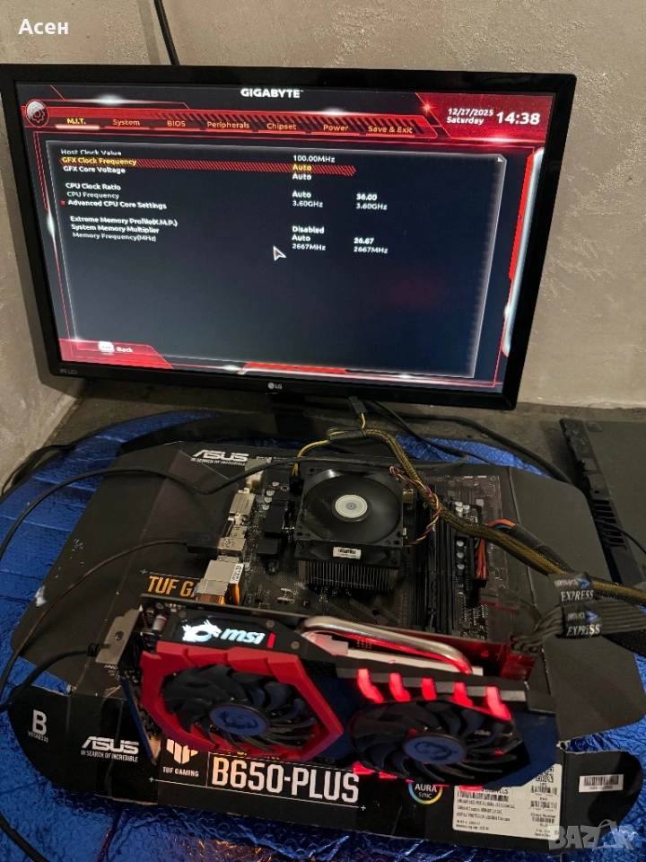 Дънна платка GIGABYTE AB350M-DS3H V2  Сокет: AM4 Чипсет: AMD B350, снимка 1