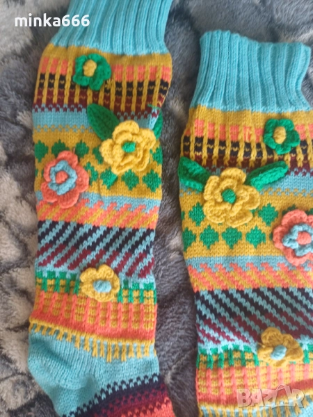 Плетени красиви чорапи, снимка 1