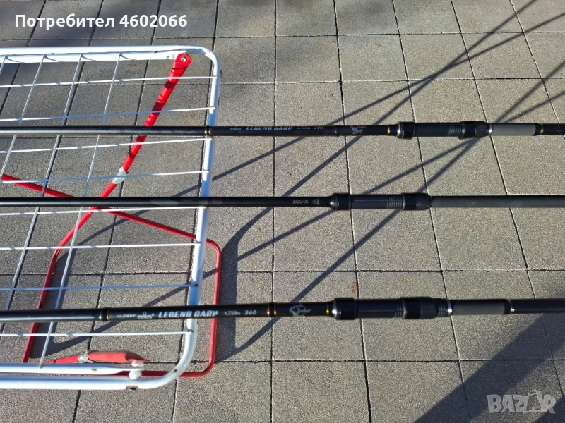 Комплект от въдици: PRO FL LEGEND CARP 3,96,3,60, FOX EOS - X 3,96, снимка 1