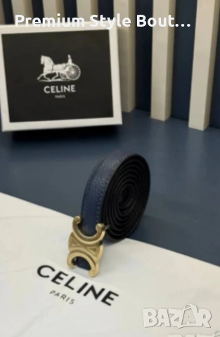 колан от естествена кожа в кутия celine , снимка 4 - Колани - 53645077