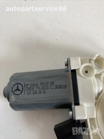 Мотор за стъкло на задна дясна врата за Mercedes A Class W169 (2008) A1698202042 , снимка 2 - Части - 53961320
