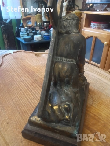 Скулптура бронз, снимка 5 - Антикварни и старинни предмети - 53829285