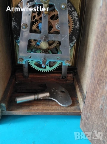 Стар Немски Часовник Хамбург Американ, снимка 9 - Антикварни и старинни предмети - 51391324