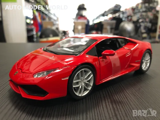 Рядък модел метална колекционерска количка LAMBORGHINI HURACAN 1:24, снимка 1 - Колекции - 47145979