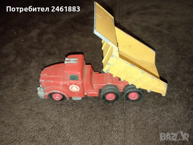 Matchbox England King Size  K-19 Scammel Contractor Tipper Truck, снимка 2 - Колекции - 46269852