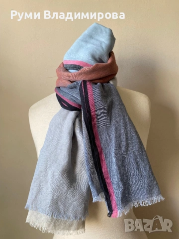Шал Beck Sondergaard от 100 % памук, снимка 5 - Шалове - 53871996