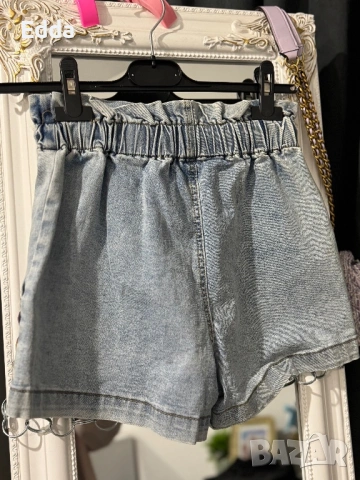 Къси панталонки в бяло и синьо , снимка 3 - Къси панталони и бермуди - 53459300