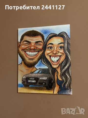 Карикатурни портрети по снимка, снимка 2 - Картини - 52865177