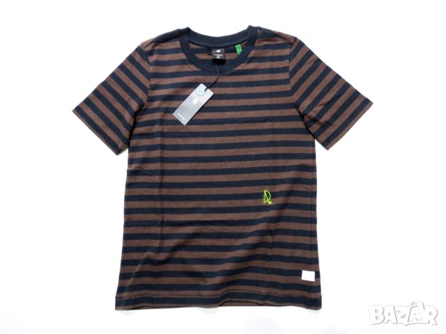 Нова G-star Small Raw GR Stripe RT WMN Short Sleeve Дамска Тениска Размер XS/S, снимка 3 - Тениски - 46190324