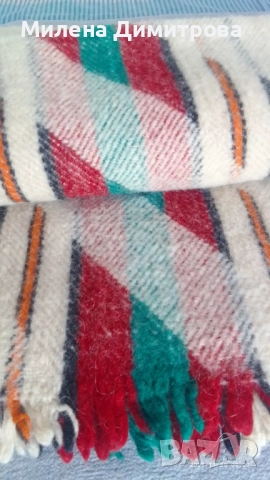 Българско одеяло 100 % вълна, снимка 7 - Олекотени завивки и одеяла - 48852624