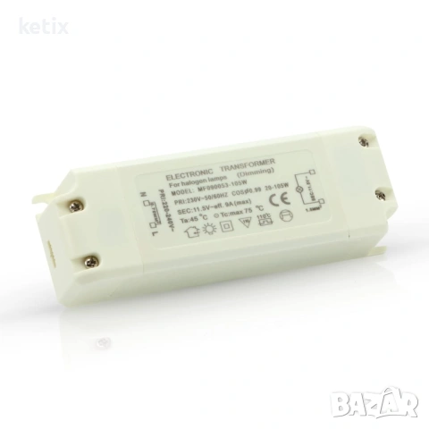 Трансформатор Yafido 230V(AC) към 12V(AC) 20-105W