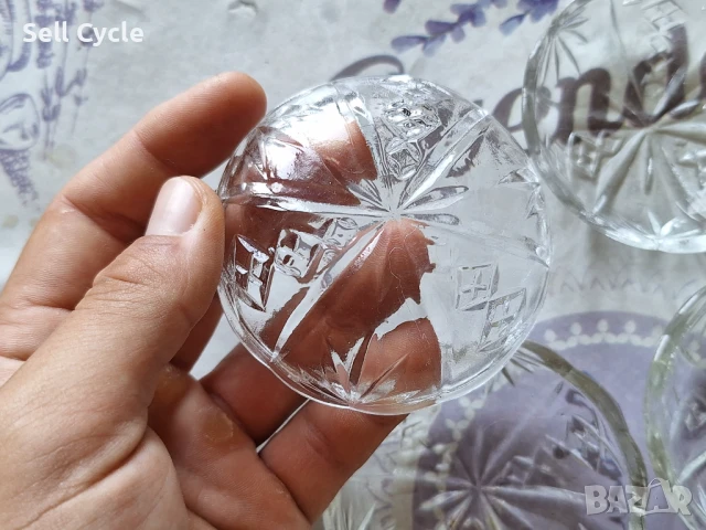 ✅МАЛКИ СТЪКЛЕНИ ЧИНИЙКИ - ЗА СЛАДКО/СОСИЕРА❗, снимка 4 - Чинии - 51106776