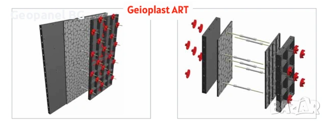 Предлагам под наем кофражни платна GEOPLAST - леки и удобни, снимка 5 - Други ремонти - 53044853