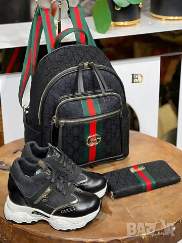 дамски маратонки, раница и портмоне  gucci tommy hilfiger , снимка 6 - Маратонки - 46859706