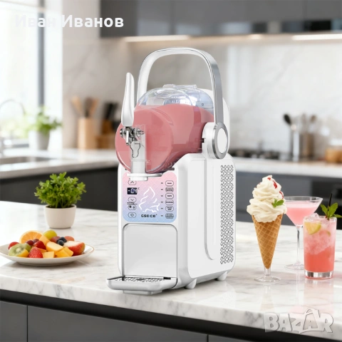 Мини машина за сладолед и скрежина, 2.5 литра, нова, снимка 10 - Други - 53913468