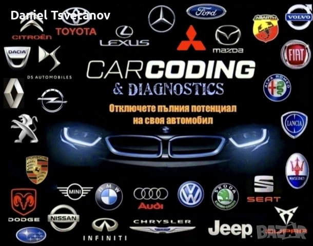 Отключване на екстри, диагностика, адаптация, кодиране и програмиране