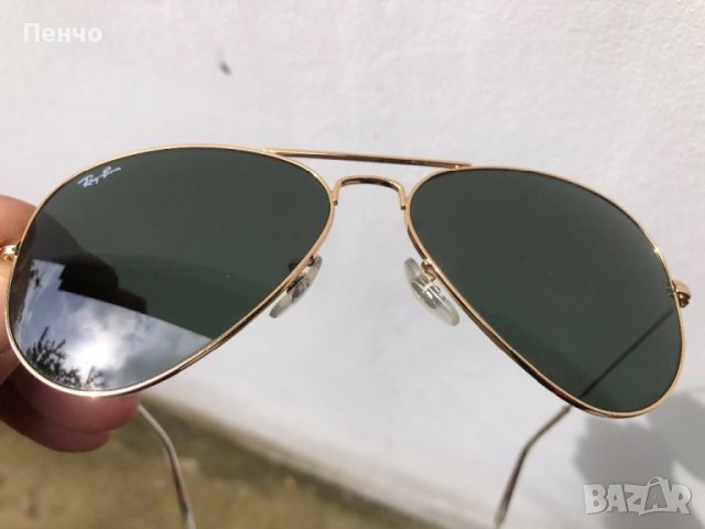 сл. очила "Ray-Ban" AVIATOR - MADE IN ITALY - ОРИГИНАЛ, снимка 5 - Слънчеви и диоптрични очила - 45776630