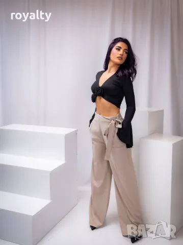 Бежов дамски панталон , снимка 2 - Спортни екипи - 49702898