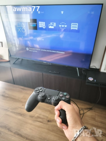 Playstation 4 (500 GB) + джойстик DualShock 4 в гаранция + подарък, снимка 3 - PlayStation конзоли - 52522283