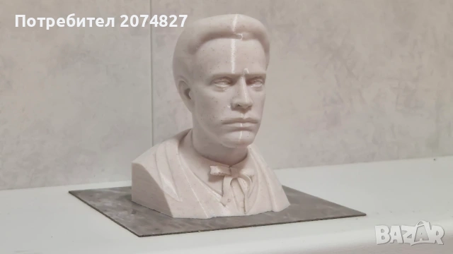 Васил Левски - 3д статуя бюст