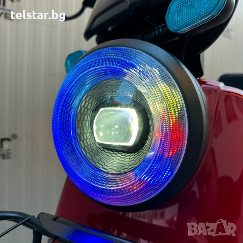 Електрически карго скутер TANK BALKAN TELSTAR 1500W 60V 23Ah с двойна седалка, възможност за педали , снимка 4 - Мотоциклети и мототехника - 52426481