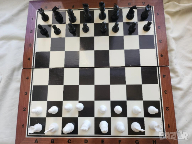 шах - голям к-т фигури+пулове/зарове, малък пирографиран 17х17 см , снимка 5 - Шах и табла - 52583035