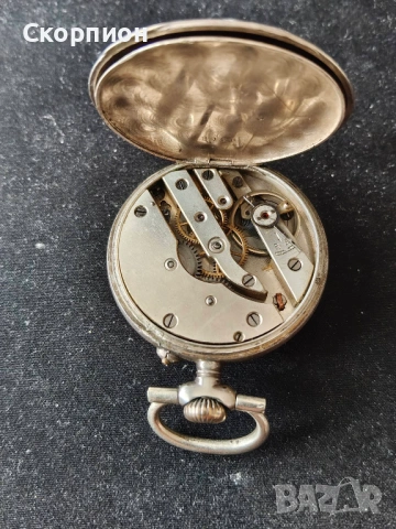 Швейцарски СРЕБЪРЕН джобен часовник - ПРОМОЦИЯ, снимка 10 - Джобни - 50776764