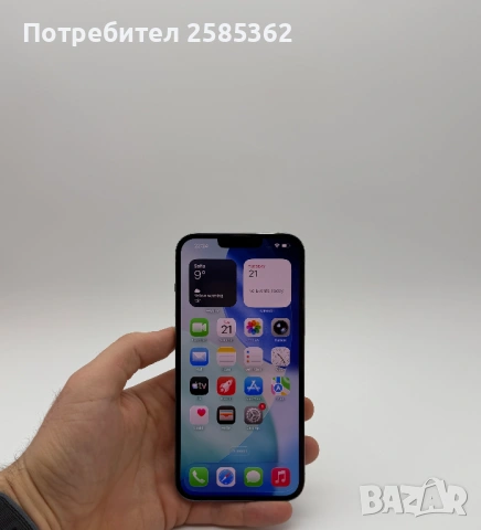 iPhone 13 Pro Max 128 Gb Sierra Blue | 100% Батерия | Перфектен, снимка 2 - Apple iPhone - 54272789