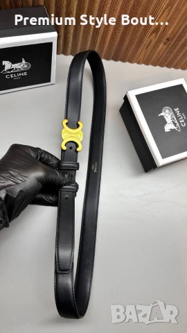 колани celine от естествена кожа в кутия , снимка 3 - Колани - 53935223