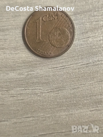 1 евроцента 1999 Франция, снимка 2 - Нумизматика и бонистика - 53478065