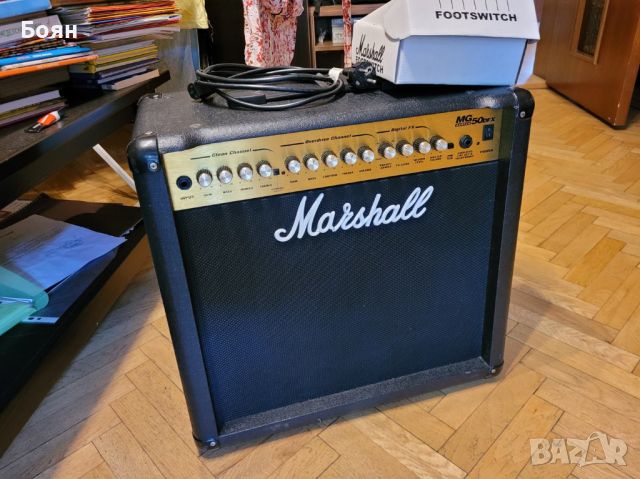 Продавам китарен усилвател Marshall mg50dfx, снимка 5 - Други - 46752930